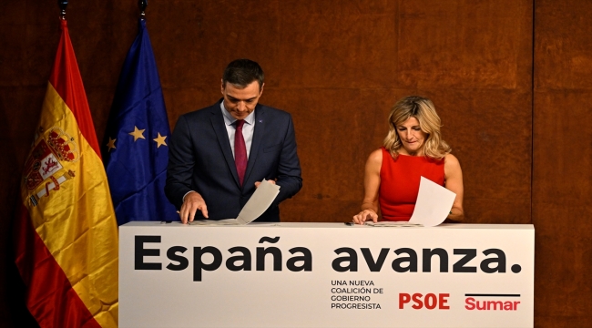 İspanya'da azınlık sol koalisyon hükümetinin devamı için iki sol parti anlaştı 