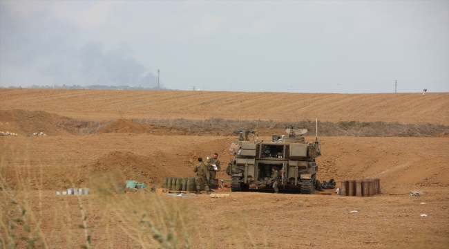 İsrail ordusu Gazze'yi obüsle de vuruyor