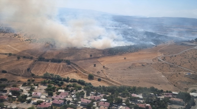 Kahramanmaraş'ta ormanlık alanda çıkan yangın söndürüldü