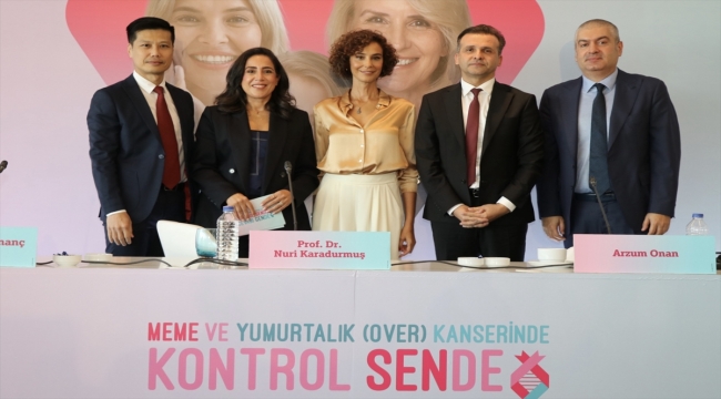 Kanserde erken teşhis için hazırlanan "Kontrol Sende Cevabı Gende" projesi tanıtıldı