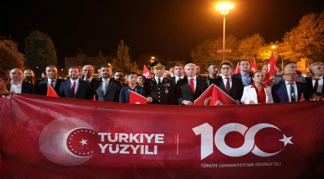 Karabük'te Cumhuriyet'in 100. yılı dolayısıyla resepsiyon düzenlendi