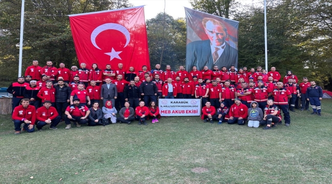 Karabük'te "Türkiye Yüzyılı'nda MEB AKUB Doğada Arama Kurtarma" kampı düzenlendi