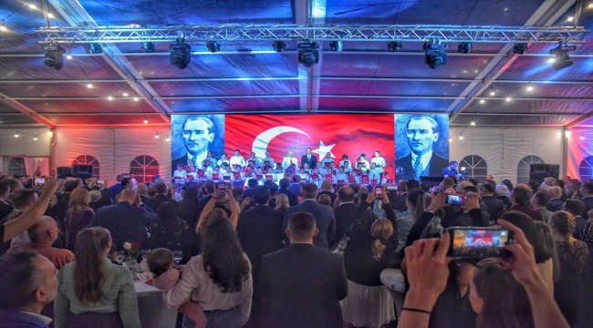 Karadağ'da Türkiye Cumhuriyeti'nin 100. yılı resepsiyonu