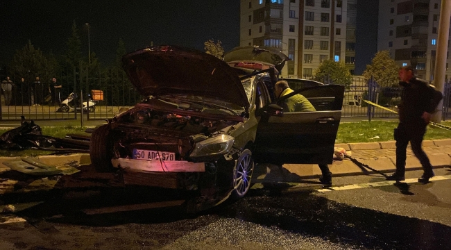 Kayseri'de trafik kazasında 1 kişi öldü, 2 kişi yaralandı