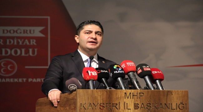 MHP Genel Başkan Yardımcısı Özdemir, Kayseri'de konuştu