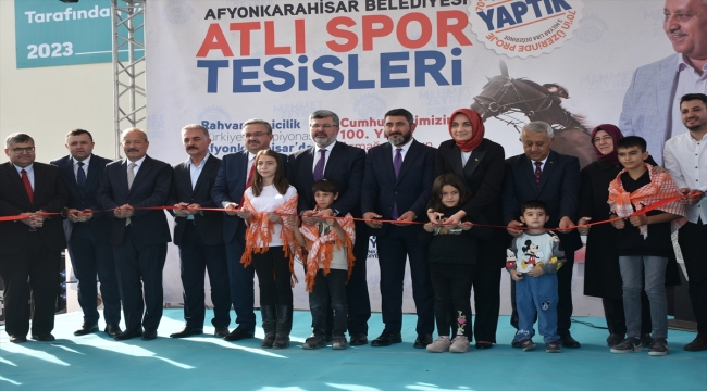 MHP'li Büyükataman, Afyonkarahisar'daki Atlı Spor Tesisleri'nin açılışında konuştu