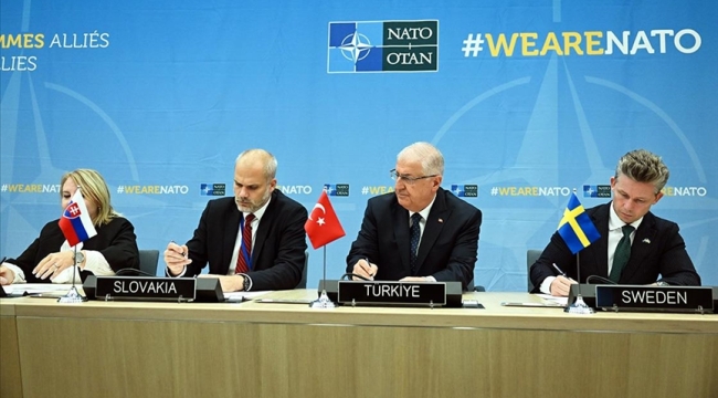 Milli Savunma Bakanı Güler, NATO Karargahı'nda "niyet mektubu imza töreni" ne katıldı