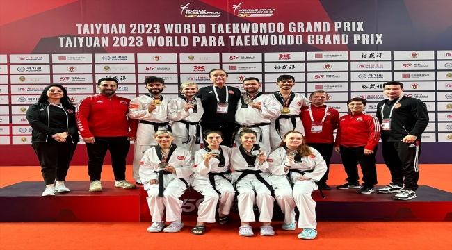 Para tekvandocular, Taiyuan Grand Prix'sinde 8 madalya kazandı