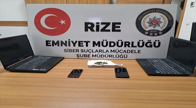 Rize'de yasa dışı bahis operasyonunda 2 kişi yakalandı