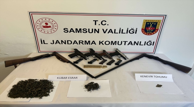 Samsun'da uyuşturucu operasyonunda 4 zanlı yakalandı