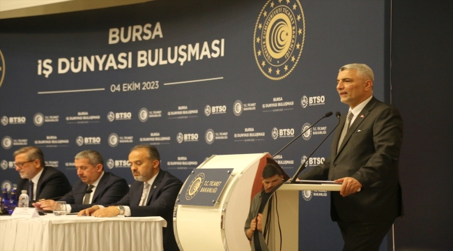 Ticaret Bakanı Ömer Bolat "Bursa İş Dünyası Toplantısı"nda konuştu