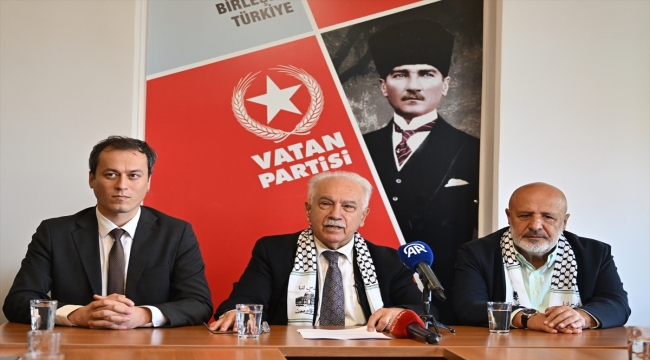 Vatan Partisi Genel Başkanı Perinçek'ten Filistin açıklaması