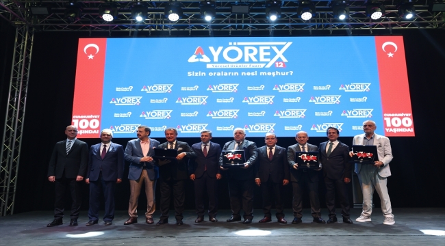 12. Yöresel Ürünler Fuarı (YÖREX) Antalya'da açıldı