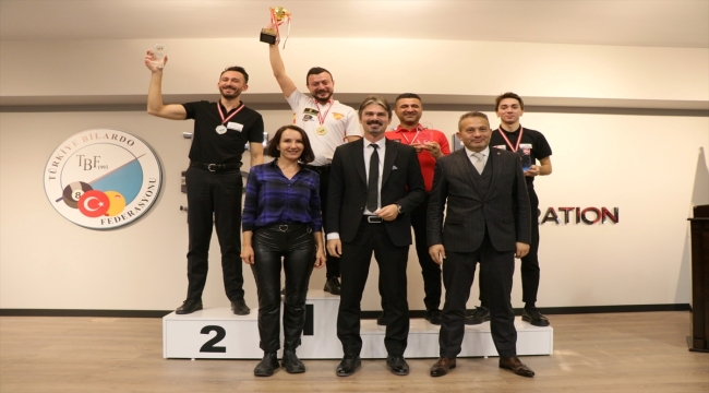 3 Bant Bilardo Türkiye Şampiyonası Erkekler 3. Etap müsabakaları sona erdi