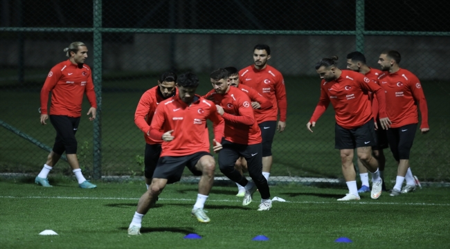 A Milli Futbol Takımı, Almanya ve Galler maçı hazırlıklarını sürdürdü