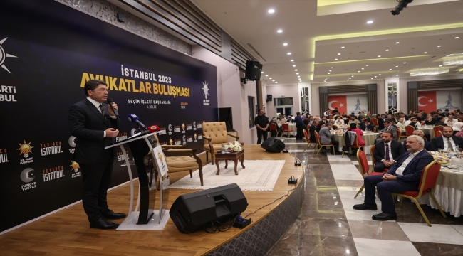 Adalet Bakanı, İstanbul'da avukatlarla buluştu