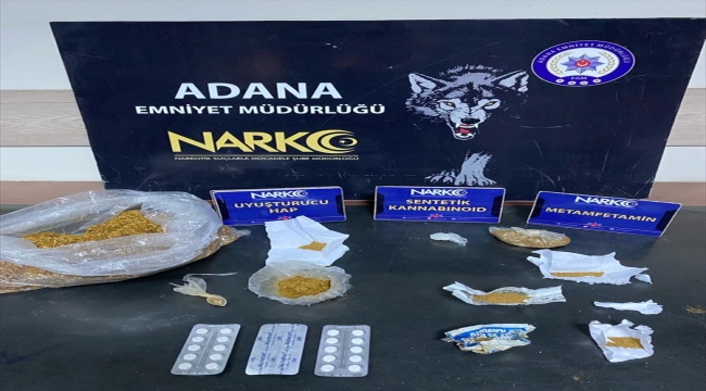 Adana'da uyuşturucu operasyonunda yakalanan 10 zanlı tutuklandı
