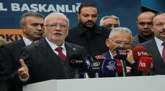AK Parti Genel Başkanvekili Elitaş, Kayseri'de konuştu