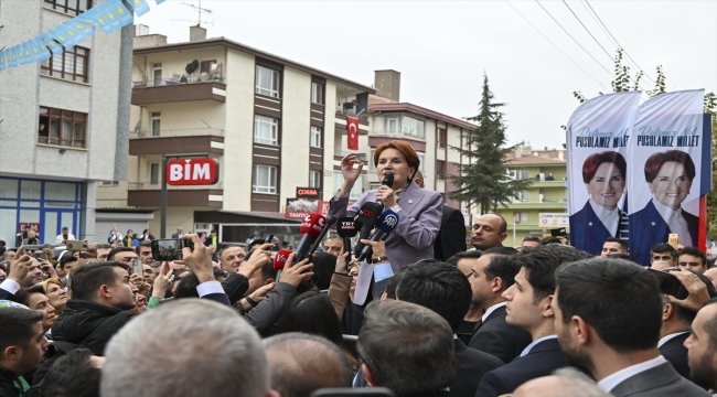 Akşener, partisinin Etimesgut İlçe Başkanlığı yeni hizmet binasının açılışında konuştu