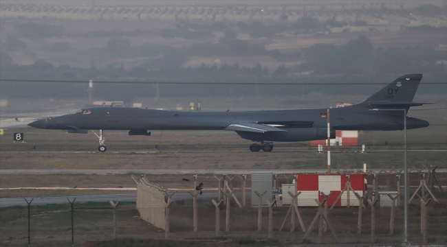 Amerikan B-1B Lancers uçakları eğitim görevi için İncirlik Hava Üssü'ne geldi 