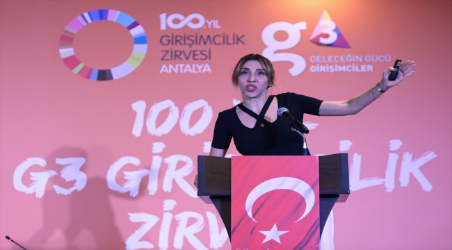 Antalya'da "100. Yıl G3 Girişimcilik Zirvesi" düzenlendi