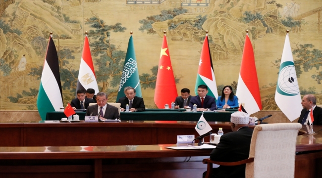 Arap ve İslam ülkeleri heyetinin Gazze için diplomatik turunun ilk durağı Pekin oldu 