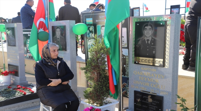  Azerbaycan'da Karabağ Zaferi'nin 3. yıl dönümünde şehitler anıldı