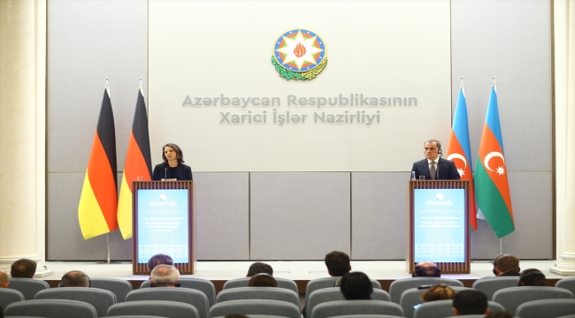 Azerbaycan Dışişleri Bakanı'ndan "Şuşa ve Hankendi" için yanlış isimler kullanan Alman mevkidaşına itiraz:
