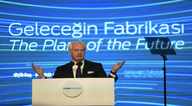 Bakan Kacır, Ford Otosan'ın yenilenen Yeniköy Fabrikası'nın açılış töreninde konuştu