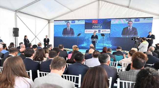 Bakan Kacır, PROTA Teknoloji Üretim Atölyesi'nin açılışında konuştu