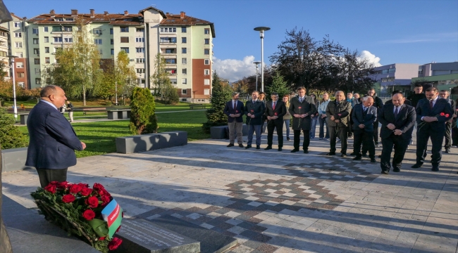 Bosna Hersek'te Karabağ Zaferi'nin 3. yılı törenle kutlandı
