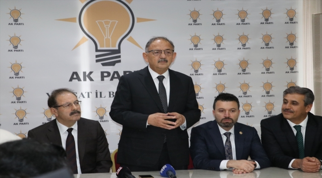 Çevre, Şehircilik ve İklim Değişikliği Bakanı Özhaseki, Yozgat'ta konuştu
