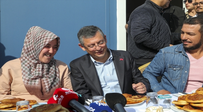 CHP Genel Başkanı Özgür Özel, Hatay'da konuştu