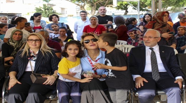 Çocuklar Gülsün Diye Derneği öncülüğünde Hatay'da yaptırılan anaokulu açıldı