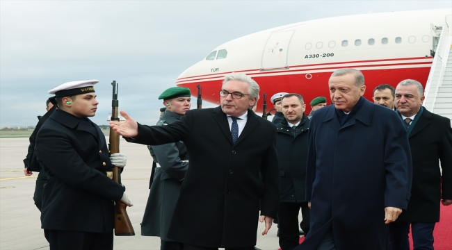 Cumhurbaşkanı Erdoğan, Almanya'ya geldi