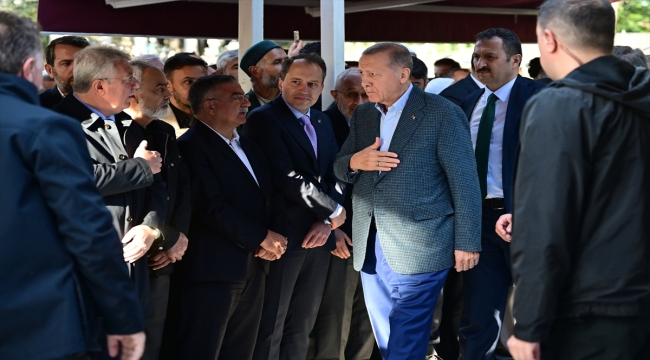 Cumhurbaşkanı Erdoğan, Hacer Muhterem Coşan'ın cenazesine katıldı
