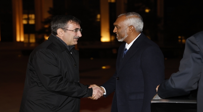 Cumhurbaşkanı Yardımcısı Yılmaz, Maldivler Cumhurbaşkanı Muizzu ile görüştü