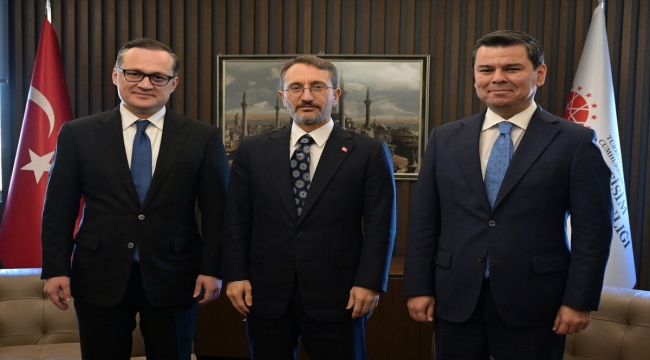 Cumhurbaşkanlığı İletişim Başkanı Altun, Özbekistan enformasyon heyetiyle bir araya geldi