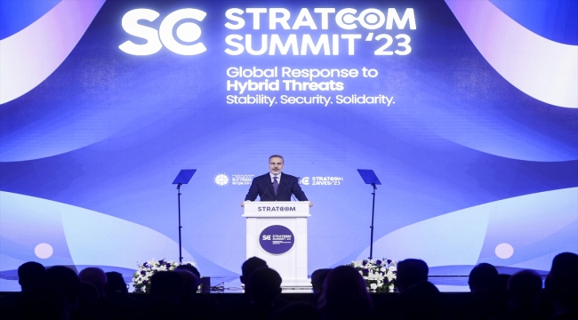 Dışişleri Bakanı Fidan, Uluslararası Stratejik İletişim Zirvesi'nde konuştu