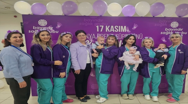 Dünya Prematüre Günü, Bayındır Söğütözü Hastanesi'nde prematüre bebekler ve aileleri ile kutlandı