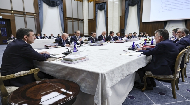 Ekonomi Koordinasyon Kurulu, Cumhurbaşkanı Yardımcısı Yılmaz başkanlığında toplandı