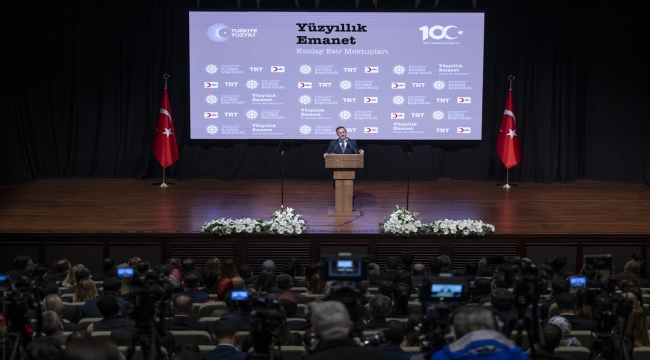 Emine Erdoğan, "Yüzyıllık Emanet Kızılay Esir Mektupları Sergisi"nin açılışında konuştu