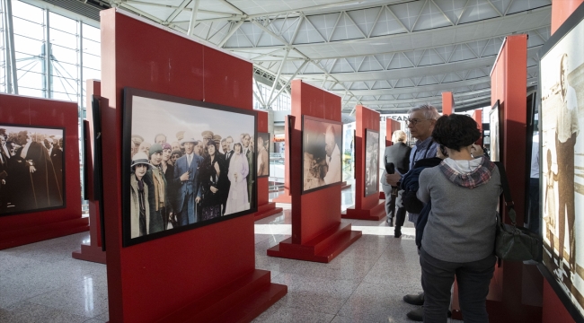 Esenboğa Havalimanında "Atatürk Fotoğrafları Sergisi" açıldı 