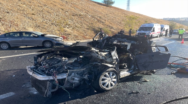 Gaziantep'te zincirleme trafik kazasında 1 kişi öldü, 6 kişi yaralandı