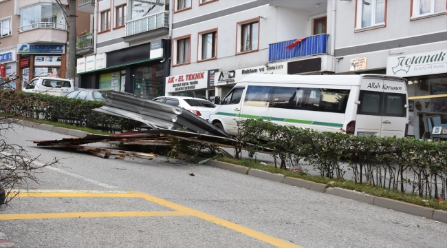 Giresun'da fırtına etkili oluyor