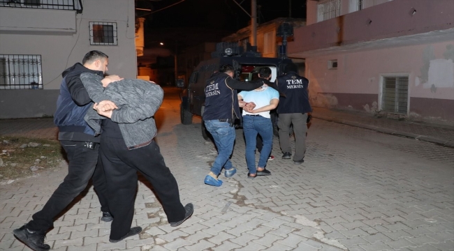Mersin'de PKK/KCK ve FETÖ operasyonunda 10 zanlı gözaltına alındı