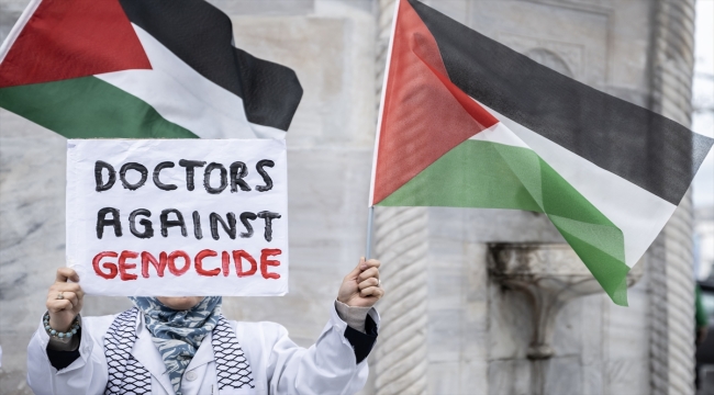 Hekimlerden İsrail'in Filistin'e yönelik saldırılarını durdurun çağrısı 