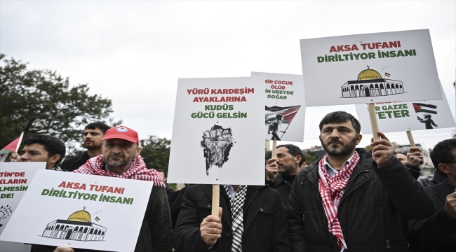 İstanbul'da "Dersimiz Filistin" etkinliği düzenlendi 