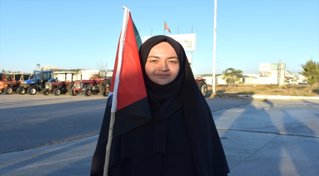 İstanbul'dan Gazze'ye yürüyüş başlatan grup Aksaray'a geldi