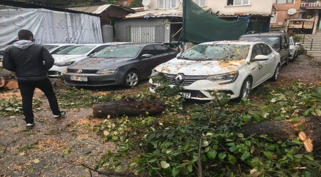 İstanbul'un bazı bölgelerinde sağanak etkili oluyor